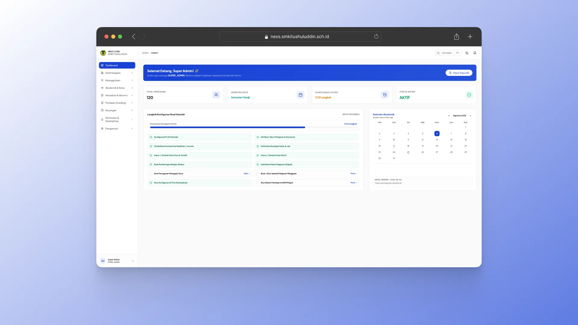 Nexs — School Operating System